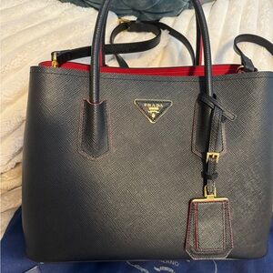 Prada Saffiano Leather Tote Bag